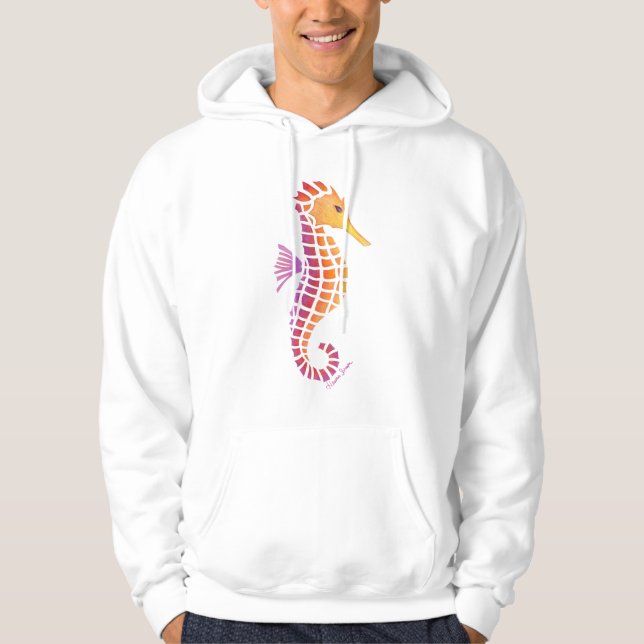 Veste À Capuche Tribal Seahorse (Devant)