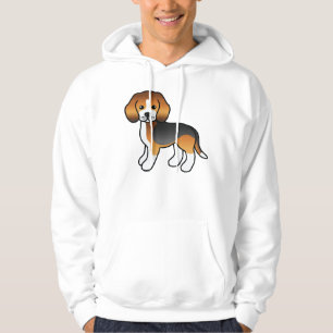 Veste À Capuche Tricolore mignon Dessin Beagle