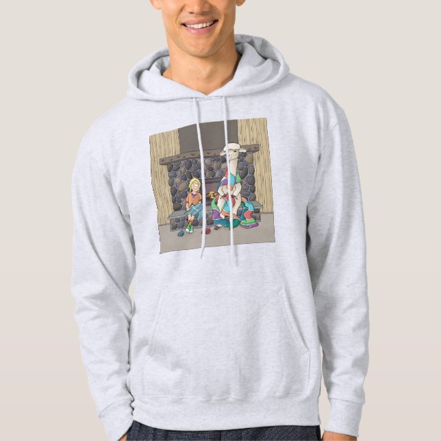 Veste À Capuche Tricot Alpaca (Devant)