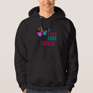 Veste À Capuche Troisième Unicorne Premier Jour De Filles D'École 
