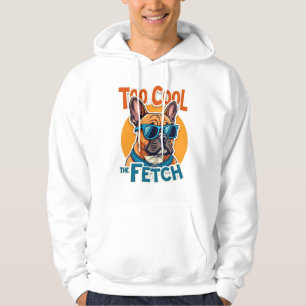 Veste À Capuche Trop Cool pour Fetch Bouledogue Français Lunettes 