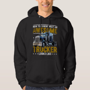Veste À Capuche Trucker génial Grand Rig Semi-Trailer Conducteur d