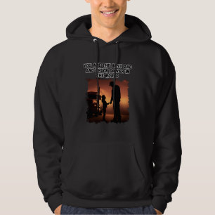 Veste À Capuche Trucker Père Fille Bond Famille Route Amour