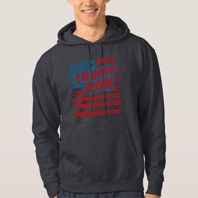 Veste À Capuche Trump a gagné 2024 (Devant)