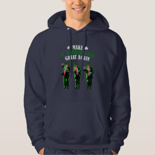 Veste À Capuche Trump Dancing Rendre la Saint Patrick plus grande