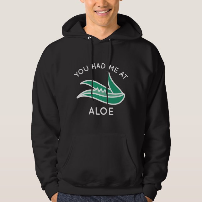 Veste À Capuche Tu M'As Eu À Aloe (Devant)
