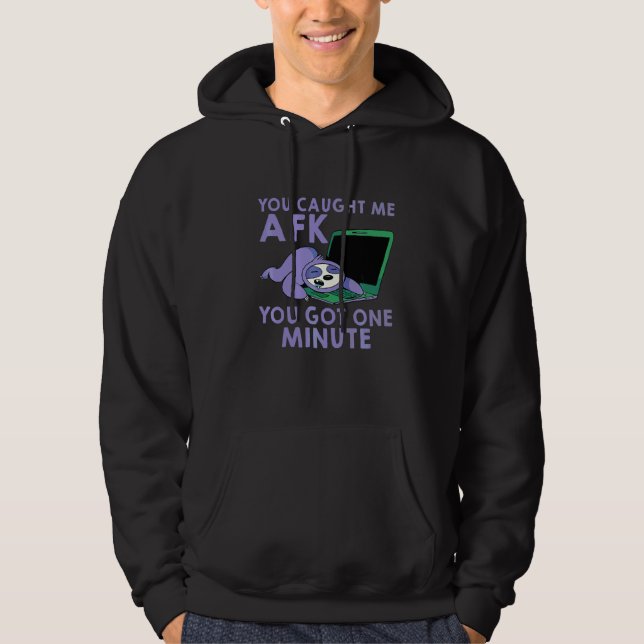 Veste À Capuche Tu M'As Pris Au Moins Une Minute. (Devant)