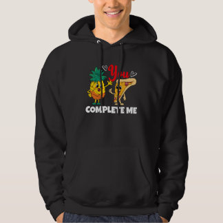 Veste À Capuche Tu Me Complètes Pizza Ananas Saint-Valentin Coupl