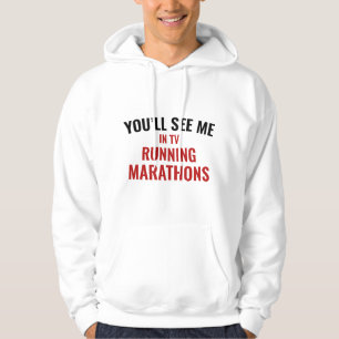 Veste À Capuche TV Running Marathons