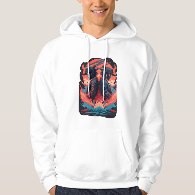 Veste À Capuche Twin Samurai (Devant)