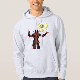 Veste À Capuche Type Deadpool Pointing Character