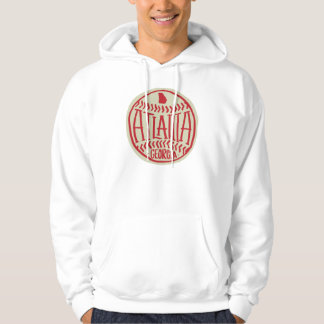Veste À Capuche Typographie de baseball illustrée par Atlanta Geor