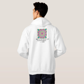 Veste À Capuche Typographie de citation coranique de carreau islam