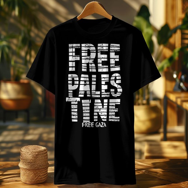 Veste À Capuche typographie de gaza libre de palestine (Créateur téléchargé)
