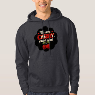 Veste À Capuche Typographie de style tricoté cosy et cerises adora