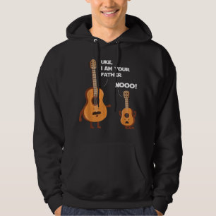 Veste À Capuche Uke Je Suis Ton Père, Funny Ukulele Guitare Musiqu
