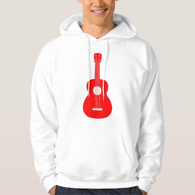 Veste À Capuche Ukulele - Rouge (Devant)