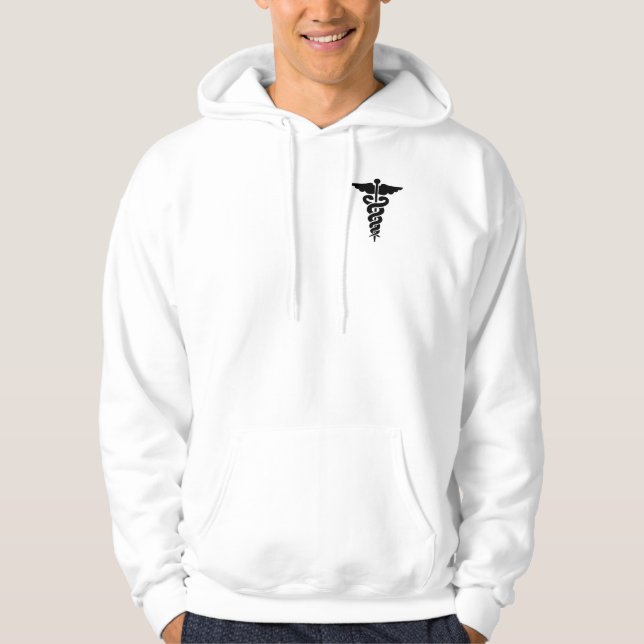 Veste À Capuche Un symbole Médicale (Devant)