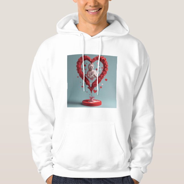 Veste À Capuche Un vrai reflet de la Saint Valentin (Devant)
