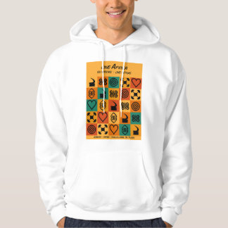 Veste À Capuche Une Afrique – Adinkra – Ghana -