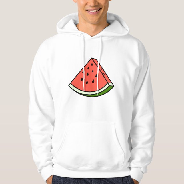 Veste À Capuche Une tranche de pastèque (Devant)