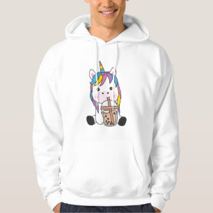 Veste À Capuche Unicorn Bubble Tea Unicorns Cute Animaux Filles