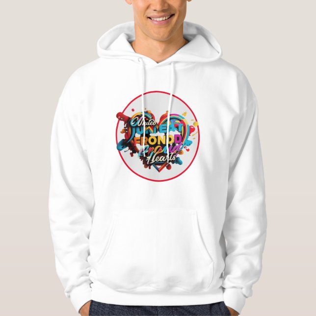 Veste À Capuche "Unité colorée" (Devant)