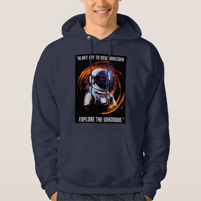 VESTE À CAPUCHE UNIVERSE EXPLOREZ L'ASTRONAUT CONNU (Devant)