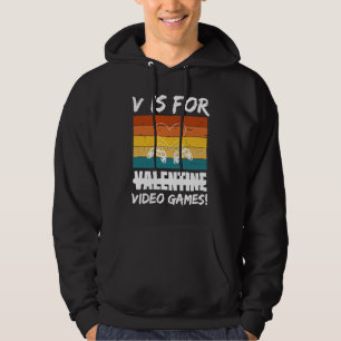 Veste À Capuche V est pour les jeux vidéo La Saint-Valentin pour