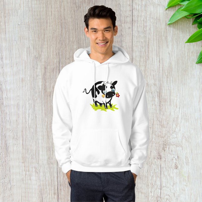 Veste À Capuche Vache avec une fleur (Créateur téléchargé)