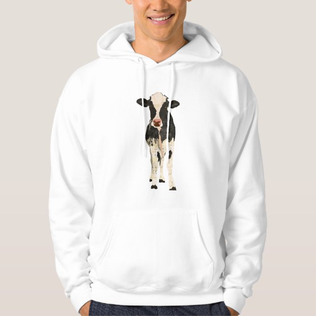 Veste À Capuche Vache Hoody à onyx et à ivoire (Devant)