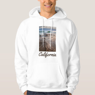 Veste À Capuche Vague se brisant sur la plage, Californie