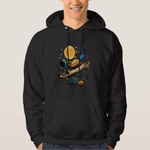 Veste À Capuche Vaisseau spatial extraterrestre UFO Astronomie Ext