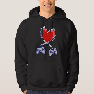 Veste À Capuche Valentines Day Heart Video Games Love Gamer Boy M
