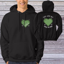 Valentine's Day Monogrammed Initials Golf Couples