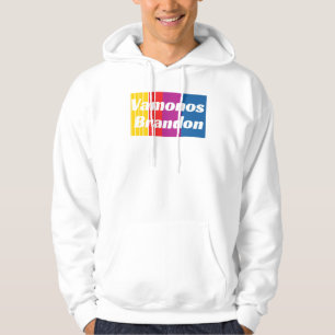 Veste À Capuche Vamonos Brandon texte ombragé