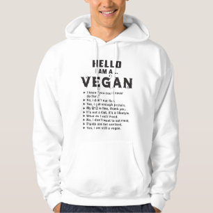 Veste À Capuche Vegetarian Vegetarian Vegetables Véganisme Funny C
