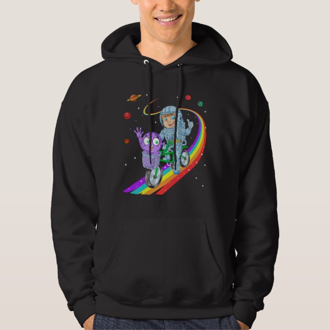 Veste À Capuche Vélo d'astronaute (Devant)