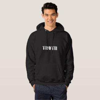Veste À Capuche Vérité en noir et blanc