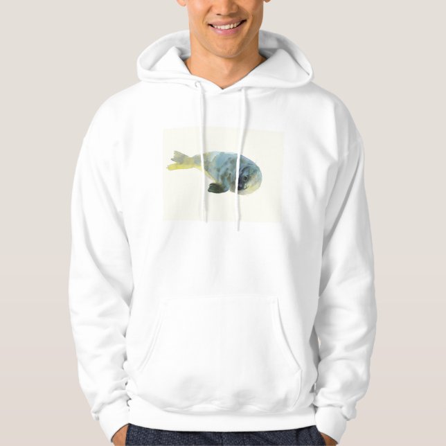 Veste À Capuche Vert d'Aqua (Devant)