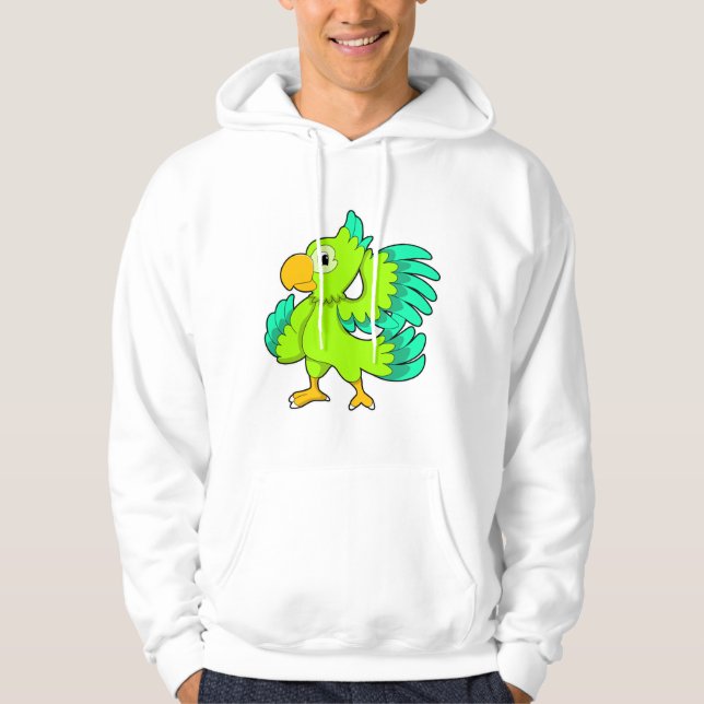Veste À Capuche Vert perroquet (Devant)