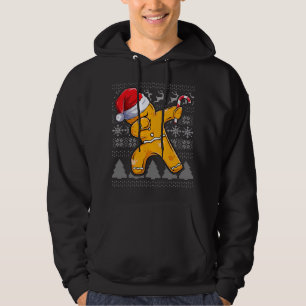 Veste À Capuche Vêtements de Noël moche, Cookie Dabbing Gin