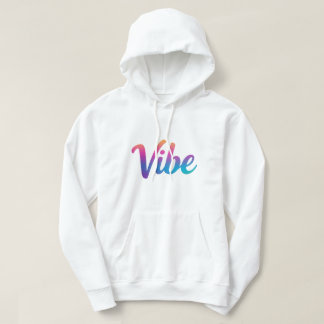 Veste À Capuche Vibe Bold Rainbow Gradient Script T-Shirt – Trendy