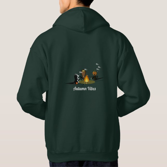 Veste À Capuche Vibraphone d'automne (Dos)