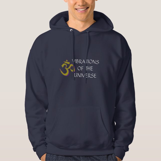 VESTE À CAPUCHE VIBRATIONS DE L'UNIVERS (Devant)