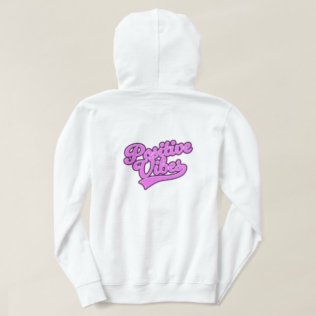 Veste À Capuche Vibrations Positives (Design dos)
