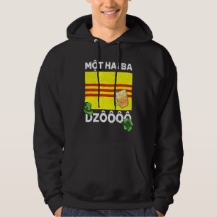 Veste À Capuche Vietnam Viet St Patricks Day Mot Hai Ba Dzo Cheer