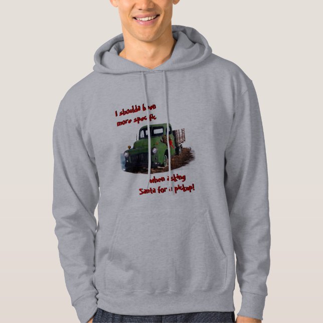 Veste À Capuche Vieux Sweatshirt de camionnette (Devant)