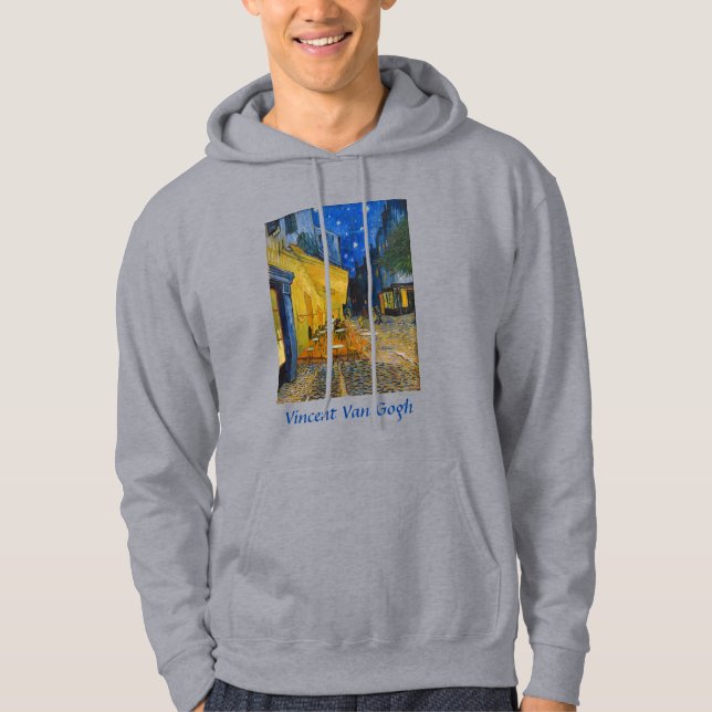 Veste À Capuche Vincent van Gogh - Café Terrasse en soirée (Devant)