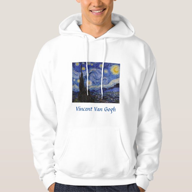 Veste À Capuche Vincent Van Gogh - La nuit étoilée (Devant)